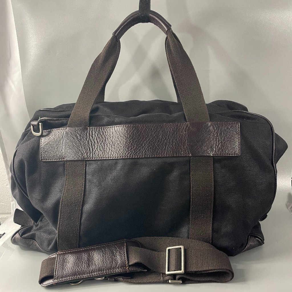 Penguin By Munsingwear Canvas/Leather Classic Weekender Overnight Duffel Bag